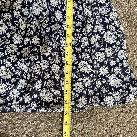 New! Vineyard Vines Halter Tie-Waist Maxi Dress Ivy Floral 30942 Size 6 Blue - Picture 11 of 12